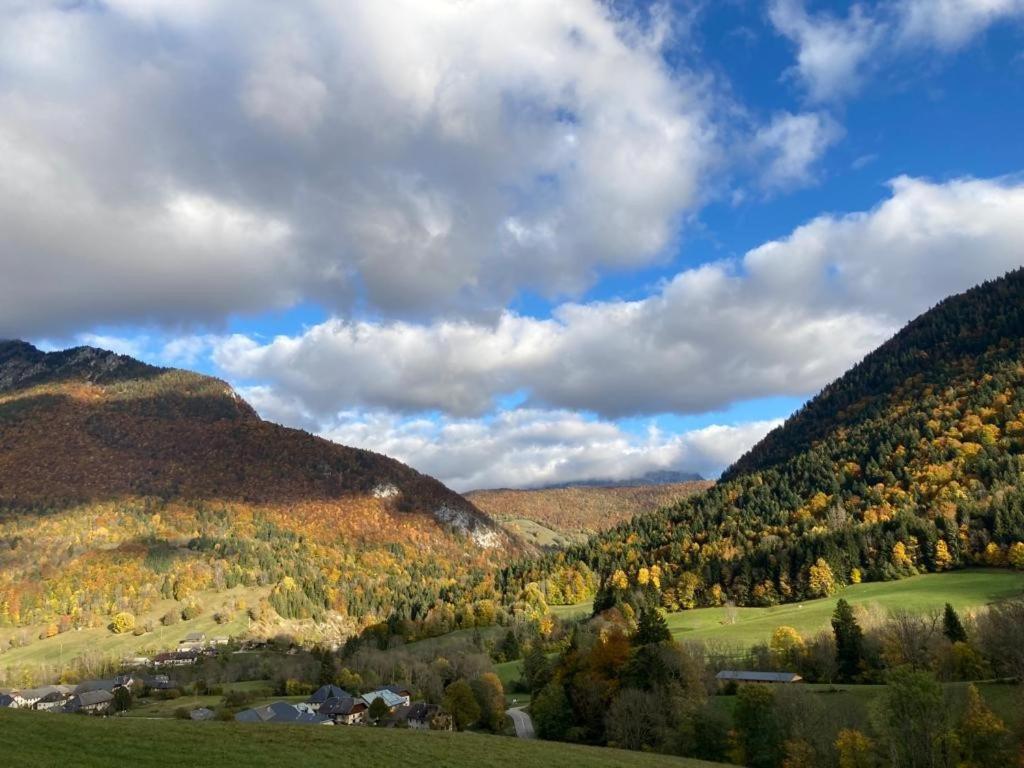 La Ferme De La Mense Hotel Aillon-le-Jeune Buitenkant foto